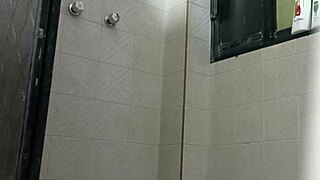 Oh Wow, I Secretly Recorded With My Phone In Mom's House Bathroom For Voyeur Fun!