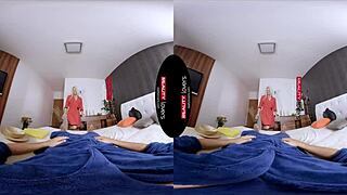 In this reality scene, he's fucking her oiled big ass blonde in doggystyle and cowgirl positions. She rides with tattooed body in pov style.