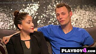 i felt so emotional when this perverted couple sucked and fucked hardcore with big tits blowjob and monster cock action in the weird show