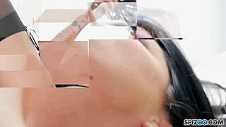 romi rain takes that big fat cock deep down her throat with dirty talk and face fucking