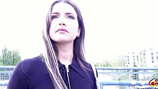 First anal fuck at pickup casting for big butt teen Crystal Richi, you ready?