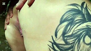 Tiffany Montavani takes 100% anal with deepthroat piss drinking and rough public waterfall fucking