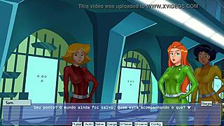 Oh man, I totally messed up moonlighting in this 3D game - like, jogo porno das três espiãs demais, y'know?