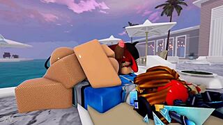 i thought i could be naked alone at the pool until this guy showed up for anal sex