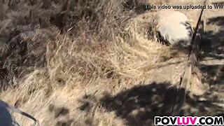 Sweet teen 18+ Casi James likes riding big cock pov 😍