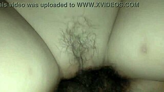 Big ass black girl takes rough creampie from white cock in intense sex