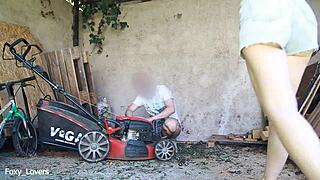 Why did I cheat on my husband by fucking the gardener hard doggystyle in our outdoor yard?