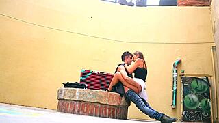 Oh man, I hooked up with this blonde for public sex right in Barcelona streets!