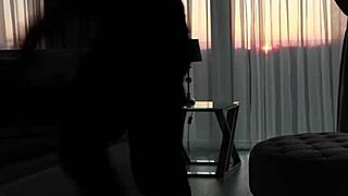 Busty girlfriend surprises with rimjob and squirting ride on big cock