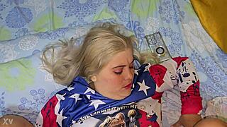 Blonde Fucks In A Blouse From The United States USA