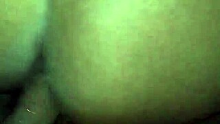 Big Black Ass Gets Stroked By Long Thick Dick