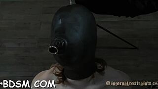 Why Let This Latex-Clad Playgirl Escape Punishment In The Garage With Rough Bondage?