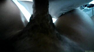 Big ass chubby housewife contrasts tight pussy with interracial homemade desires