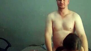 I love this hot fuck with my stepdad, handjob until jizz cums on my tight pussy as sexy student