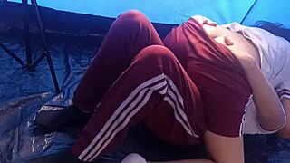 Students Fuck in Tent on Field Trip