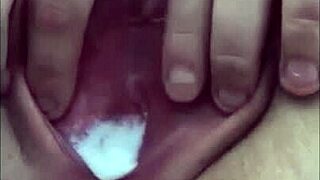 Hannah Horn Filled with Multiple Creampies from Hardcore Homemade Fucking and Fingering