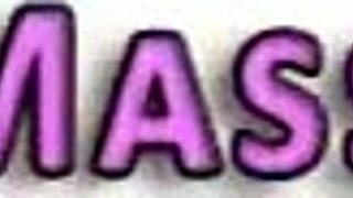 the teen babe got oiled up and tongued during a backstage lesbian massage session