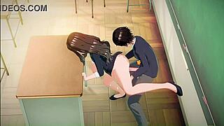 feeling so intense with this 3d anime milf in honeycome episode 7 blackmail sex scene