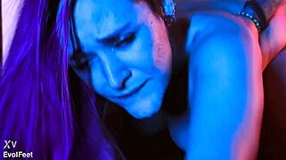 Goddess Gets Feet Licked And Pussy Fucked With Deepthroat Choking And Gagging In Close Up