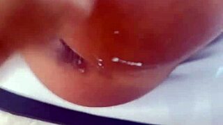 I stretched my maid's tight asshole wide open and creampied inside during hardcore anal sex