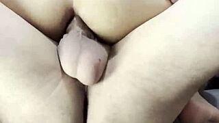 Hey, I'm fucking my young neighbor in the ass in this amateur anal scene