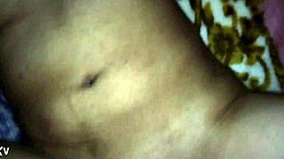 young guy fucks old woman in trimmed video clip with intense action.