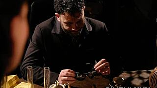 Jolee Love experiences erotic pleasure as her perfect big natural tits get fucked in close-up POV action.