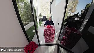 VR Bangers Blonde Teen Kay Lovely Gets Fucked Doggystyle with Natural Tits Bouncing