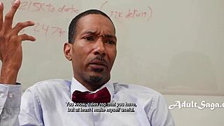 Nerdy Blonde Lexi Lore Contrasts Office Gangbang With Interracial Fucking For Bonus