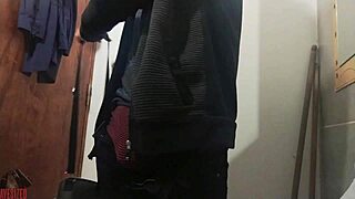 Oh Wow, This Skinny Amateur's Comfy Cock-Play Session In The Bathroom With Monster Dick!