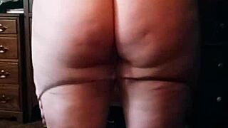 Can a simple booty drop from this big ass brunette turn into something wildly sexy?