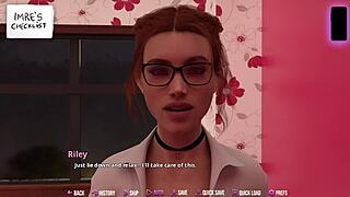 college kings 2 features riley giving a thrilling handjob in this exciting game scene