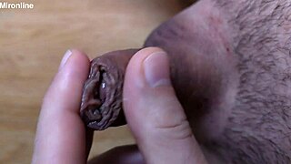 Watch That Tiny Cock Spurt Its Load!