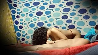 This ninfomana mexican university professor gets caught on hidden cam riding in public upskirt action. Her athletic teen body shines outdoors with cum and voyeur spying.