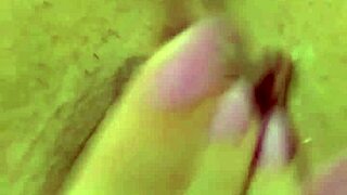 Horny Wife Wakes Up and Masturbates in Shorts Before Work!