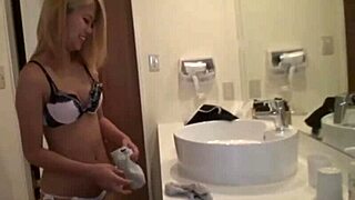 hey that guy just creampied this pretty blonde japanese girl after picking her up