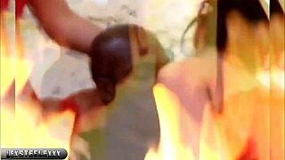 Euro hotties like Lilit dive into wet double action with big cock blowjobs