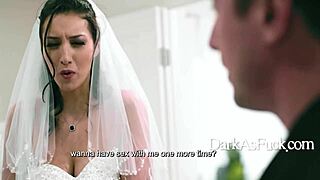 Psychotic Ex Claims Anal Virginity from Bride on Wedding Day with Rough Assfucking