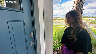 Sydney Ryan arrives for her massage, feeling thrilled as she gets blacked raw with big black cock in rough interracial action