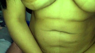 Check out this Colombian bride with big ass and tits riding dildo like a pro in homemade video.