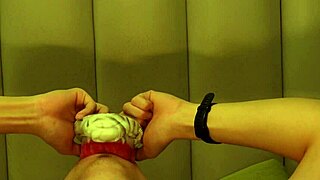 Monster cock deepthroat blowjob turns rough with huge dildo sucking and toe play in solo toy session