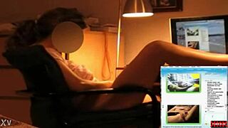 Mexicana performs on webcam in free Latin video.