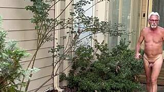 Oh man, Nakedman15 does naked gardening part 2 in the outdoor public space like that.