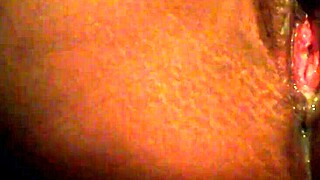 Big booty red bone shows off curves and wet details.