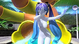 Hatsune Miku dear cocoa dancing nude