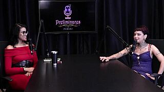 annie clementine shares best moments in preliminares podcast with bia hot part 3 on sheer red