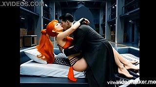 gorgeous little redhead blossom meets prof u evil twin