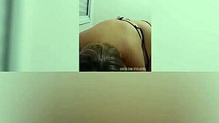 I Feel So Turned On Watching Her Shake Those Big Natural Tits And Pussy Lips In Lingerie