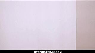 Stepsister4K - Petite Blonde Stepsister Athena Faris Fucked in Bathroom by Stepbrother Jay Rock POV