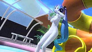 Hatsune Miku dear cocoa dancing nude